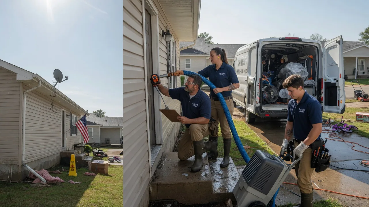Ceiling Water Damage Restoration in Clarkrange, TN near me